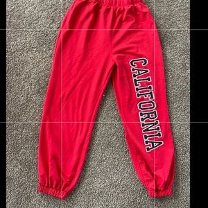 California sweatpants